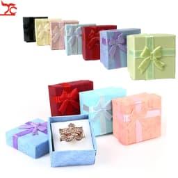 12/24/36pcs Ring Storage Box Earring Storage Gift Box High Quality Paper Jewelry Packaging Container Small Jewelry Box Display