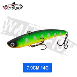 WALK FISH Sinking Vibration Fishing Lure 10g 14g 18g 22g Hard Bait Artificial VIB Winter Ice Fishing Pike Bait Tackle Isca Pech