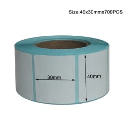 19 sizes Label stickers barcode Sticker label for Zebra Paper Adhesive Sticker Supermarket Blank sticker