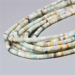 4x2mm Natural Flat Disc Round Stone Crystal Jades Spacer Beads Charm Jewelry Making Handmade Bracelet Necklace Earring Accessory