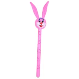 PVC Animal Head Long Stick Children Inflatable Giraffe Elephant Rabbit Frog Inflatable Stick Animal Stick