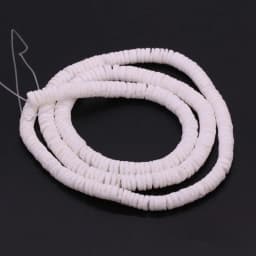 Natural Shell Loose Beads Disc Shape White Sea Shells Beads for DIY Earrings Bracelet Necklace Jewelry Accessories