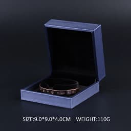 New Satin cloth jewelry box Gold PU Leather Ring Box Bracelet Necklace Box Pendant Gift Box For Jewelry Wedding Gift Box