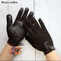 Men's Summer Motorcycle Riding Gloves Touch Screen Leather Driving Unlined Thin Goatskin 2025 New Style