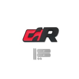 Car-Styling Metal Stickers SR Grille Emblem Badge For Jetta Golf 3 4 5 6 7 Beetle Passat Santana MK2 MK3 MK4 MK5 MK6 MK7 R32