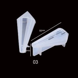 Quartz Shard Silicone Mold Crystal Point Mould Epoxy Resin Pendant UV Resin Craft Supplies UV Resin Epoxy Mold DIY Jewelry 1PC