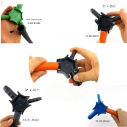 1pc Solar Aluminum Plastic Pipe Inner And Outer Flare Rounder PVC Pipe Expander 16/20/25/26/32mm Tool Accessories