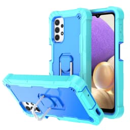 for Samsung Galaxy A12 A32 A52 A72 5G Case, Military Grade Protective Phone Case Cover with Ring Kickstand for Galaxy A52 5G