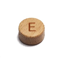 20Pcs/lot 10 15mm Mixed Letter Beech Wood Beads Round Flat Alphabet Loose Spacer Beads For Jewelry Making Handmade Diy Bracelet