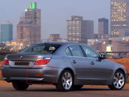 Right Side Red Lens Rear Bumper Reflector Tail No Light For BMW 5-Series E60 E61 2003-2007