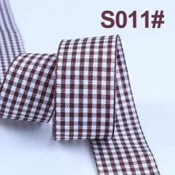 5Yards/Roll Plaid Ribbons Grosgrain Ribbon Gift Wrapping Polyester Ribbon Handmade DIY Bow Wedding Party Home Decor