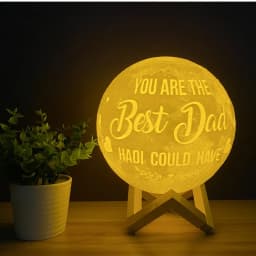Photo/Text Customized 3D Printing Moon Lamp Touch Switch Night Light for Kids Girlfriend family Custom gift Home Decor Dropship
