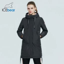 ICEbear 2023 Women fall jacket Female coat with a hood casual wear quality parka brand clothing GWC20035I