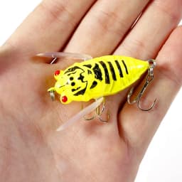1pcs Simulation Cicada Hard Fake Bait Fishing Lure 5cm 6g Bionic Iscas Artificial Wobblers Crankbait Pesca Insect Pike Tackle