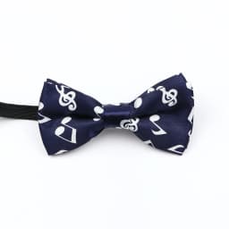 Men's Music Theme Bow Ties Polyester Parent-Child Bowtie Set Piano Stave Guitar Star Pattern Mens Party Prom Cravat Accessory