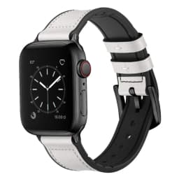 Strap for Apple watch band 44mm 40mm 42mm 45mm 41mm ultra 49mm accessories leather+silicone bracelet iwatch series 8 7 6 5 4 SE
