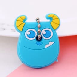Cute Small Key Chain Pendant Key Cartoon Key Case Lovely Silicone Protective Cute Cover For Key Control Dust Cover Holder Decor