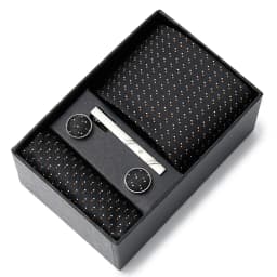 Top Quality 7.5 cm Business Ties Hanky Cufflink Set Tie Clips Green Necktie Corbatas For Men Wedding In Gift Box Slim Gravatas