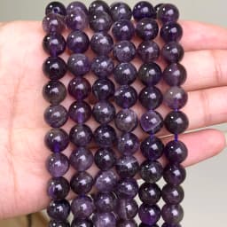 Natural Stone Beads 4-12mm Lava Rose Quartz Tiger Eye Turquoise Labradorite Round Beads for Jewelry Making Diy Bracelet 15inch