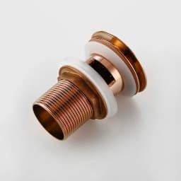 Smesiteli Bathroom Bath Pop Up Drain Stopper Rose Gold Polished Anti-Corrosion Durable With OverFlow Hole Basin Sewer Plug