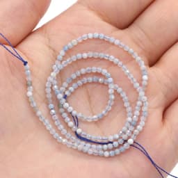 100% Natural Stone Beads Small Faceted Beads for Women Jewelry Making DIY Necklace Bracelet Accessories 2-3mm 15inch