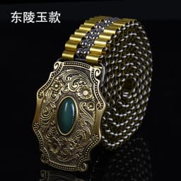 Men's Belt Army Style Combat Belts Pure copper belt Handmade Luxury Metal Jeans fashion belts Quick Release Tactical Belt