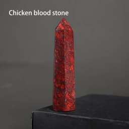 7-8cm Natural Crystal Point Quartz Rainbow Wand Crystal Column Rose Quartz Rock Mineral Specimen Home Decor Reiki Healing stone