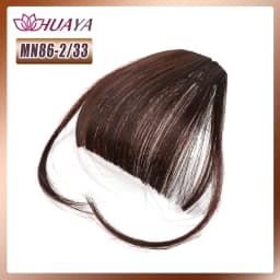 Synthetic Bangs Clip-in Hair Extensions Thick Bangs Hairpieces for Women Daily Heat Resistant Fake Bangs