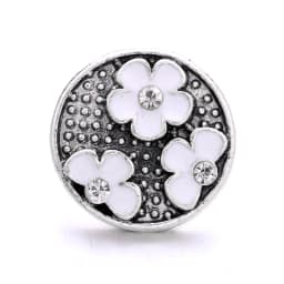 5pcs/lot New White Snap Jewelry 18mm Snap Buttons Animal Owl Butterfly Elephant Ginger Button Charm Women Fit Snap Bracelet