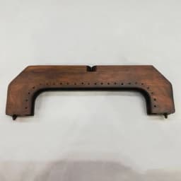 25cmX7.5 cm 1 Set Nature Light Coffee Special Color Holes Sewing Wood Obag Purse Handles Handbag Accessories Wooden Purse Frames