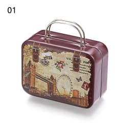 Miniature Suitcase Small Clutch Jewellery Candy Box Doll Handbag for Dolls Miniature Toys Trunk Dollhouse Wholesale