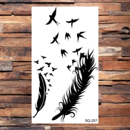 Black Scorpion Temporary Tattoos For Adults Men Realistic Dragon Wolf Tiger Thorns Fake Tattoo Sticker Hand Leg Tatoos Creative