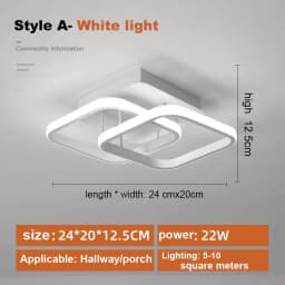 Modern Ceiling Light Aisle Entrance Hall Ceiling Lamp for Livingroom Lights Hallway Balcony Light