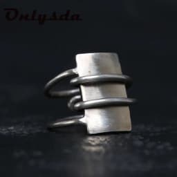 Stainless Steel Viking Simple Ring vintage Hammer retro punk Classic Ring Male finger Love Jewelry for man Gift Wholesale OSR514