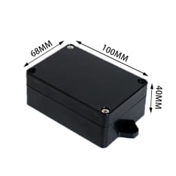 Black and white outdoor waterproof box Plastic box Electronic engineering box instrument waterproof junction box shell