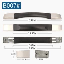 SUZAOZHE Suitcase Luggage Replacement Handle Travel Suitcase Handle Strap Factory Replacement Zinc Alloy Grip Carry Grip
