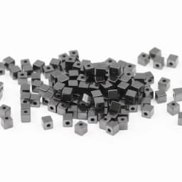 WLYeeS 2mm 3mm Cube Hematite beads Natural Stone Square Spacer Loose bead for Jewelry Bracelet Making DIY accessories 15" Strand