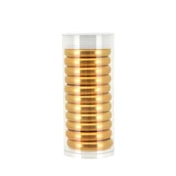 Fromthenon 11pcs Aluminium Alloy Mushroom Discs Notebook and Journals Book Binding Binder Rings Office Accessories Stationery
