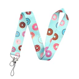 LB3010 Pink Love Neck Strap Lanyard for Key ID Card Cell Phone Straps USB Badge Holder DIY Neck Strap Hang Rope Rainbow Keychain