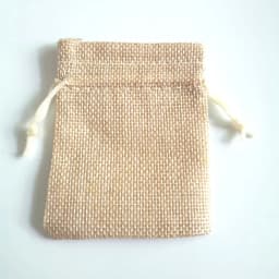 100pcs Vintage Natural Burlap Gift Bag Linen Jute Drawstring Bag Jewelry Packing Pouches Sachet Christmas Party Gift Bags