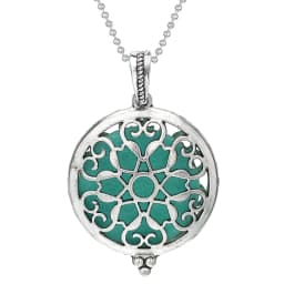 Tree of Life Aroma Diffuser Necklace Perfume Essential Oil Diffuser Aromatherapy Locket Pendant Necklace Fashion Jewelry