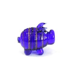 Different Styles Murano Glass Pig Mini Figurines Cute Tiny Animal Craft Ornaments Home Table Fairy Garden Room Kawaii Decoration