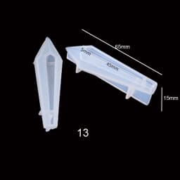 Quartz Shard Silicone Mold Crystal Point Mould Epoxy Resin Pendant UV Resin Craft Supplies UV Resin Epoxy Mold DIY Jewelry 1PC