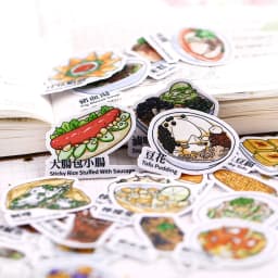 33pcs Creative Kawaii Self-made Taiwanese Snacks Food Stickers/ Beautiful /Decorative Sticker /DIY Craft Photo Albums