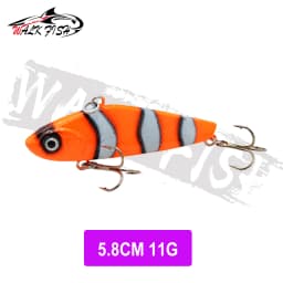 WALK FISH Sinking Vibration Fishing Lure 10g 14g 18g 22g Hard Bait Artificial VIB Winter Ice Fishing Pike Bait Tackle Isca Pech