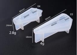 Quartz Shard Crystal Silicone Mold Point Mould Epoxy Resin UV Resin Craft Supplies UV Resin Epoxy Mold DIY Jewelry Pendant