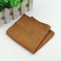 Solid Soft Microsuede Handkerchiefs Woven White Pink Red Blue Pocket Square Mens Casual Square Pockets Handkerchief Towels