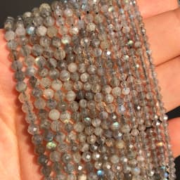 2 3 4mm Faceted Lapis Lazuli Gem Beads Natural Loose Stone Beads for Jewelry Making DIY Bracelet Earrings Accessories 15''Inches