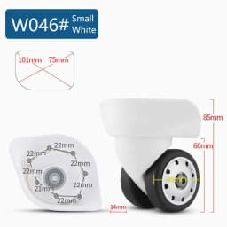Luggage Replacement Wheels Suitcase on Wheels Replacement 14-30 Inch Luggage Accessories Silent Wheels for A  Luggage Casters