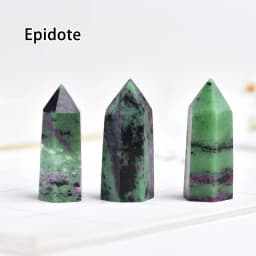 36 colours Crystal Hexagonal Prism Natural Rose Quartz Wand Energy Amethyst Tower Home Furnishing Decoration